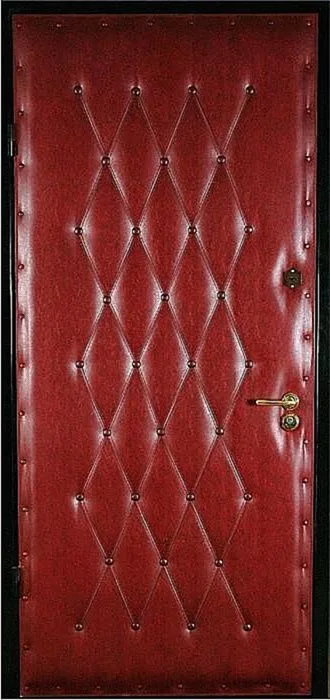 Входная дверь Feuer-9 (Порошковое напыление / Винилискожа) - внутренняя сторона